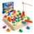 COOLJOY Wooden Fishing Game Toy