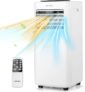 COSTWAY 5 in 1 Portable Air Conditioner, 9000BTU(Cool) – 7000BTU (Heat) – Sold and Shipped by holomall