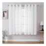 CUCRAF Voile Curtains off White, 69-Inch Drop, 2 Panels