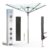 CUQOO 4 Arm Folding Clothes Line in Black