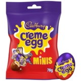 Cadbury Creme Egg Mini Bag 78g/ Milk Chocolate Mini Filled Eggs 77g / Milk Chocolate Daim Mini Filled Egg 77g – More Card Price