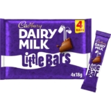 Cadbury Dairy Milk Chocolate Little Bar 4 x 18g – S&S £1.19 / £1.06