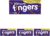 Cadbury Dairy Milk Fingers Milk Chocolate Biscuits, Family Packs to Share, Gift and Snack, 189 g (Pack of 4)