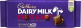 Cadbury Dairy Milk Fruit & Nut Bar 180 g (£1.49 S&S)