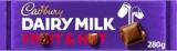 Cadbury Dairy Milk Fruit & Nut Chocolate Bar, The Classic Creamy Taste, Sharing Bag, 280 g (Pack of 1)