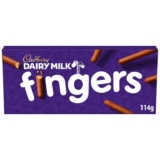 Cadbury Fingers White / Milk Chocolate Covered Biscuits 114g – Nectar Price