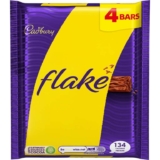 Cadbury Flake Chocolate Bar, 4 x 25.5g – S&S £1.42 / £1.27