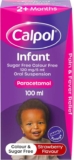 Calpol Infant Oral Suspension (1 x 100ml), Sugar-Free Strawberry Flavour Paracetamol for Kids / £2.12 Max S&S