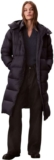Calvin Klein Womens Essential Mid Weight Long Puffer Jacket with Hood size XL
