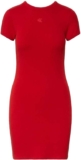 Calvin Klein Womens Mini T-Shirt Dress with Round Neck – Size Medium