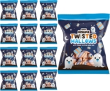 Candy Realms Halloween Twisted Mallow Bags, Strawberry Flavoured Jelly Filled Mallow, 90 g (Pack of 12)