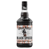 Captain Morgan Black Spiced Spirit Drink with Caribbean Rum 40% vol 70cl Aged in Oak Barrels Notes of Caramel