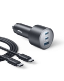 Car Charger, Anker 167.5W Max 3-Port Car Charger Adapter, USB-C to C Cable Included. Sold by AnkerDirect UK FBA
