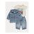 Car T-Shirt Denim Jacket and Jeans