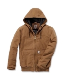 Carhartt 104050 Duck Active Jacket Black/Brown – sizes S-2XL