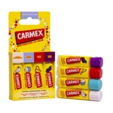 Carmex Lip Balm Set Pack of 4 Marshmallow, Vanilla, Candy Cane & Sugar Plum 24H Hydration – Sold by QUAILITAS LIMITED / FBA