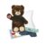 Casdon Build-a-Bear Toy Bear with Outfit and Accessories