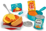 Casdon Heinz Beanz & Hoops Make & Play Set Assorted Toy Set For Children Aged 2 Includes Make-Believe Heinz Tins, Saucepan, Plate, And Cutlery Just Like The Real Thing