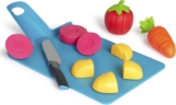 Casdon Joseph Joseph Toys. Chop2Pot. Super Safe Kitchen Playset for Kids with Foldable Chopping Board and Choppable Play Food. For Children Aged 2