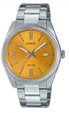 Casio Collection MTP-1302PD-9AVEF Yellow Dial Stainless Steel Bracelet Watch