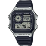 Casio Digital AE-1200WH-1CVEF Watch, Black (delayed dispatch)