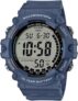 Casio Illuminator 10 Year Battery Blue Digital Resin Strap Watch with code