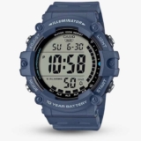Casio Mens Digital Watch, 100M WR, 5 Alarms, LED Backlight, Model: AE-1500WH-2AVEF, With Code