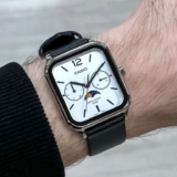 Casio Moon Phase Stainless Steel Leather Strap White Dial Quartz Mens Watch MTP-M305L-7A, w/code