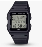 Casio Unisex Black / Blue Square Worldmap Digital Watch LF-30W-1AEF – W/code