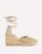 Cassie high wedge espadrille Natural w/Code