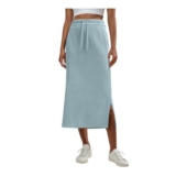 Casual High Waisted Adjustable Drawstring Skirt