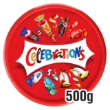 Celebrations Milk Chocolates Tub 500g – Clubcard Price