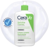 CeraVe Hydrating Cleanser for Normal to Dry Skin 236 ml with Hyaluronic Acid and 3 Essential Ceramides