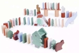 Chad Valley Wooden Dominoes Playset £6 / Dino Super Soft Toy £3 – Free C&C