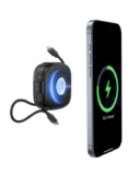 Charmast Power Bank, 10000mAh Magnetic 3in1 Battery Pack, 20W LED Fast Charging with USB C & Lighting Cable sold by VIMING LTD FBA