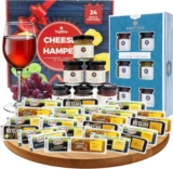 Cheeseboard Selection of 5 Different Cheese Varieties & 6 Chutneys. 25 Ilchester Cheese Individually Wrapped Portions. Hamper for Couples, Christmas, Easter or Birthday Gifts Mens, Dad Gifts