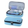 Chelory Large Capacity Pencil Case, Light Blue