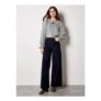 Chenille Check Ruffle Collar Shirt