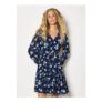 Chiffon Floral Print Mini Dress
