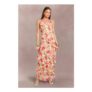 Chiffon Pastel Floral Ruffle Detail Maxi Dress – Extra 10% Off, with Code: EXTRA