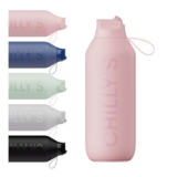 Chillys Series 2 Flip Bottle, Vacuum Insulated, 500ml, Blush Pink