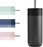 Chillys Switch – BPA-Free Stainless Steel Switch Cup with Wide Straw for Milkshakes and Bubble tea – Double Walled, Vacuum Insulated