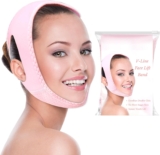 Chin Strap for Sleeping Double Chin Support Strap, Adjustable Face Slimming Band for Jawline Support, Comfortable Breathable Chin Strap