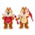 Chip n Dale Sweethearts Medium Soft Toy Set – 30cm