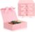Chostky 4Pcs Gift Box with Lids, 23177cm Magnetic Closure Folding Gift Boxes, Bridesmaid Proposal Box with Ribbons for Christmas Mothers Day Fathers Day Graduations Weddings Birthdays (Pink)
