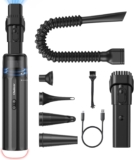 Chuboor Handheld Vacuum Cleaner, 20000Pa&8000mAh Car Vacuum Cleaner, 5 in 1 handheld hoover with Flashlight, Up 25min Runtime&2.5h Faster Charge Mini Vacuum for Outdoor,Home,Office,Car. (Black)