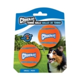 Chuckit Lightweight Tennis Balls for Dogs, Small 4.8 Cm, 2-Pack
