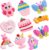 CityComfort Shoe Charms for Clogs Pack of 10 Cute Rubber Fun Fashionable Shoe Decorations Selection Gifts for Girls