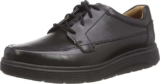 Clarks Mens Un Abode EaseDerbys Black Leather Shoes (8)