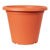 Clever Pots round Plant Pot with Reservoir Terracotta 40cm